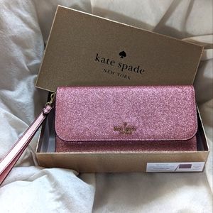 Kate Spade Glitter Wristlet